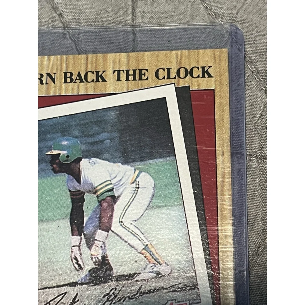 1987 Topps Rickey Henderson #311 Turn Back The Clock 1982